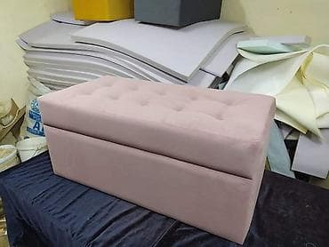 kupatilski namestaj od medijapana: Tapacirana klupa/tabure sa prostorom za odlaganje - Višenamenska — 1