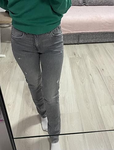 zlatne pantalone: Sivi teksas pantalone EDC by Esprit – Slim kroj - Model: Slim - — 3