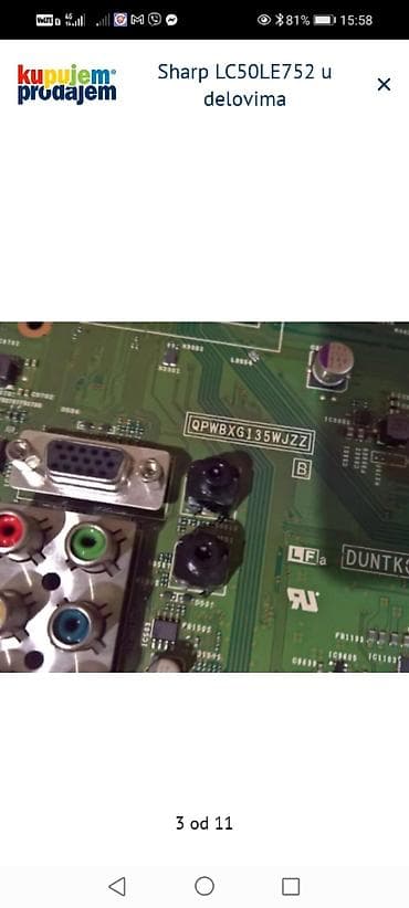 fen za kosu 5 u 1: Sharp LC50LE752 – delovi Dostupni originalni delovi sa modela: - Main — 4