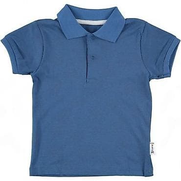 barbie majice: Dečija polo majica – plava - Klasičan kroj sa kragnom i kratkim — 1