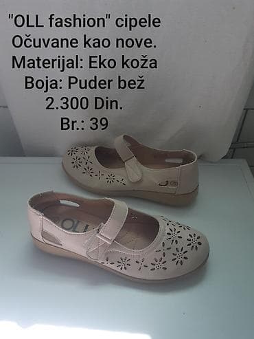 OLL fashion ženske cipele – baletanke sa kaišem preko rista. -