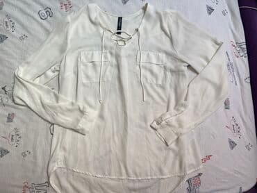 Women's Clothing: Bela košulja, udobna, prijatna za nošenje, nosiva, dobro očuvana — 2
