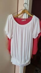 sweatshirt h m: Ženska bluza sa širokim izrezom na ramenima i lepršavim rukavima — 1