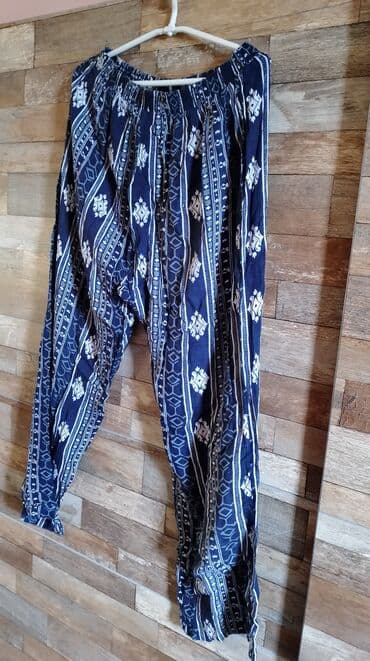 eko koza pantalone: XL (EU 42), Viskoza, bоја - Šareno — 11
