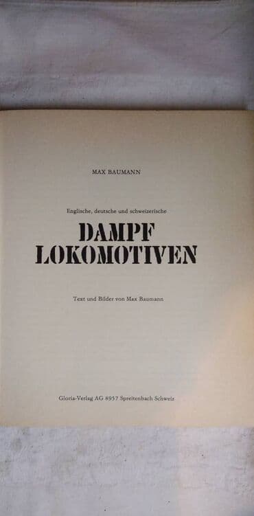 rubi serija sa prevodom na srpski: Knjiga Dampf Lokomotiven(Parne lokomotive) 120 str. 1969. god. nem — 4