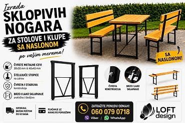 SNIŽENO – MEHANIZAM ZA SKLOPIVE STOLOVE I KLUPE – VRHUNSKI KVALITET