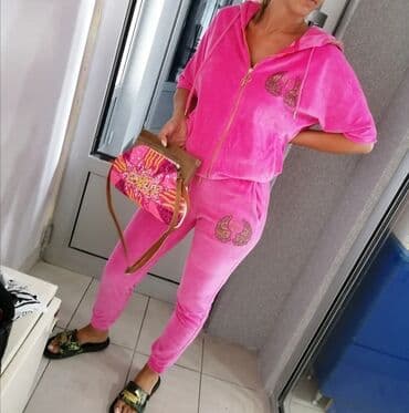 new yorker ves: Nobrand, M, Embroidery, color - Pink — 1