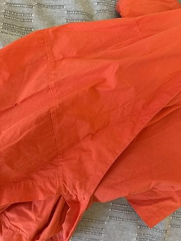 ulosci za salonke: AT.P.CO Her – duga narandžasta haljina na preklop - Model: maxi/duga — 4