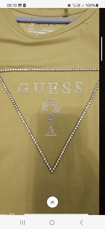 somot braon jakna s: Nova Guess majica s velicina bez etikete — 3