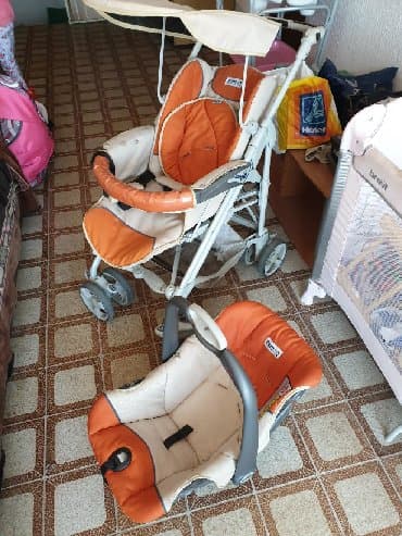 jaje za iznosenje bebe: Cam kolica 3 u 1 i torba sacuvana u odlicno stanje — 1