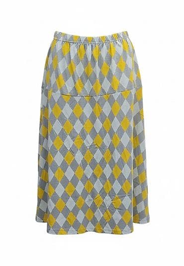 kaftan novi pazar: Ženska midi suknja sa A-krojem i elastičnim pojasom - Dužina: midi — 3