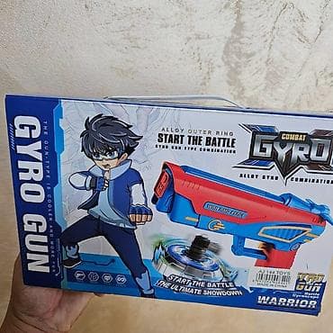 obuca zajecar: Pistolj ispaljivac -čigra Warrior Gyro Gun plavo-crveni pištolj — 2