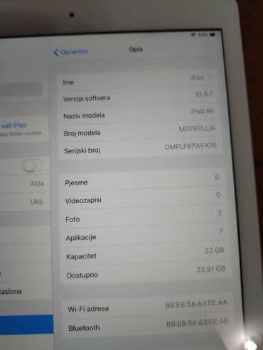 Electronics: Apple iPad tablet - Ekran: 9.7 inča (Retina), - Boja: srebrna — 6
