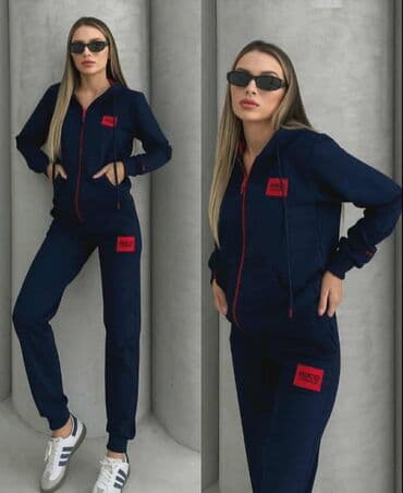 debele dukserice: 💫Ženski sportski komplet – dukserica sa kapuljačom i donji deo — 3