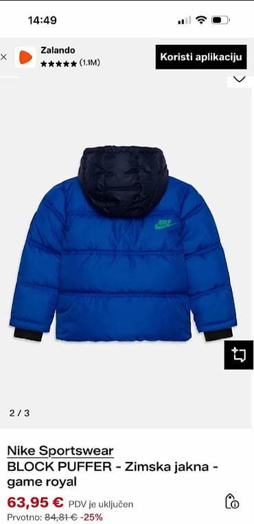 jakna canada goose: NIKE jakna za dečaka 6-7 godina, 116-122 — 3
