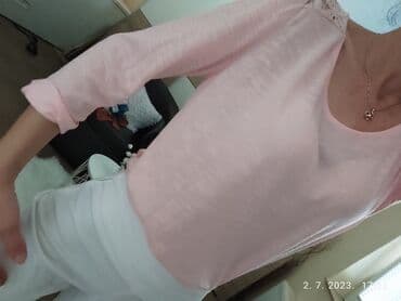 svecane pantalone i tunike: Zara, S (EU 36), Jednobojni, bоја - Roze — 3