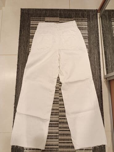 pantalone od vestacke koze: Bele farmerke Waikiki. Farmerke su nove, nisu nosene, samo je skinuta — 4