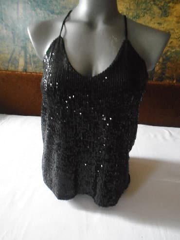 crop top c a: S (EU 36), Single-colored, color - Black — 6