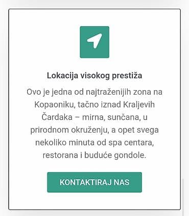 kupujem prodajem kuce u kikindi: NA PRODAJU PLAC 50 ari na Kopaoniku u Vikend Naselju u blizini — 6