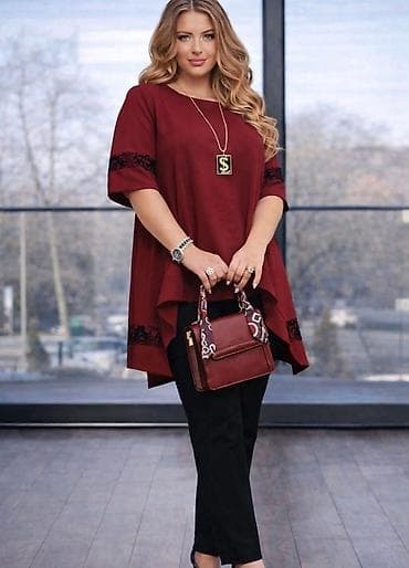 lepršave pantalone: 03. L. ✨ KOMPLET ZA PUNIJE ✨ Savršen spoj elegancije i udobnosti ❤️ — 3