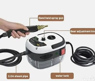 bufer za auto: Prenosni paročistač sa mlaznicom za dubinsko čišćenje Opis: - — 3