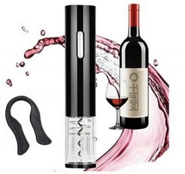 cetka za pranje flasa: Električni otvarač za vino / otvarač na baterije / vadičep 2200din — 1