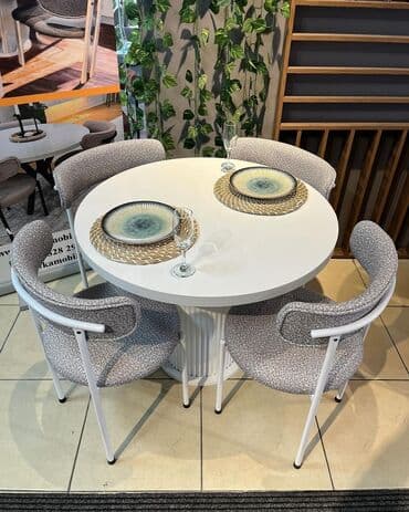 komplet za terasu: 🌟Lotus Lux Set🌟 uključuje moderan sto i 4 elegantne stolice, savršene — 1