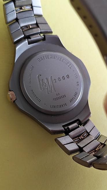 lexor saat: Titanijumski ručni sat G&M 2000 – limitirana serija - Materijal — 2