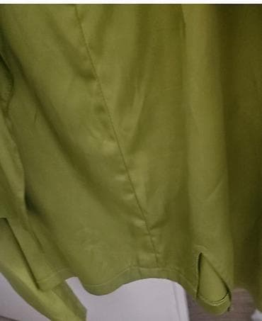 crop sako: Ženski kratki sako – svetlozelena/limeta nijansa - Model: kratki kroj — 2