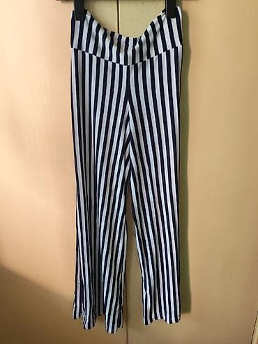 Ženske pantalone sa prugama – moda & moda - Model: ravne/nogalije