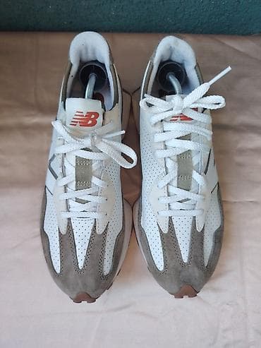 soks patike: New Balance patike – kožni/perforirani gornjište, kombinacija bele — 1