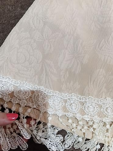 galileo muska odeca: Mini suknja sa čipkom – XS/S (EU 34, US 2) - Boja: bež/šampanj sa — 3