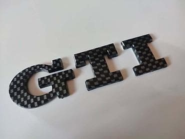 auto plac kragujevac: NATPIS GTI CARBON ZA VOLKSWAGEN GOLF, POLO, SCIROCCO | Natpis GTI — 2