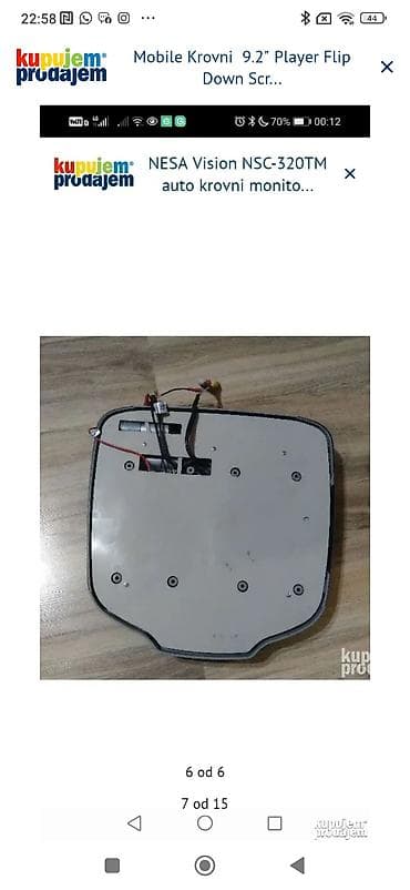 Monitors: NESA Vision NSC-320TM – krovni auto monitor sa motorizovanim flip-down — 3