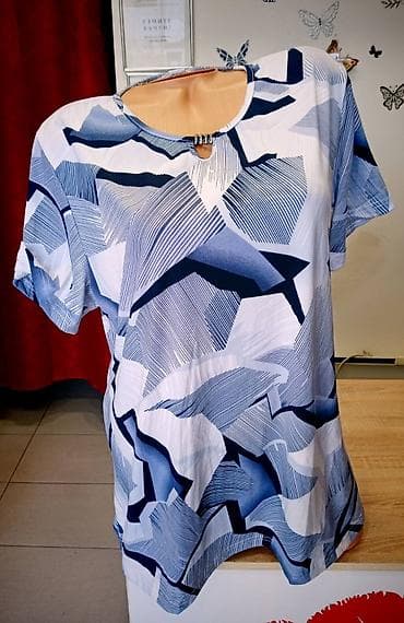 helanke l: Ženske bluze pamuk likra elastin Vel. M. L. Xl. 2xl. 3xl. 4xl Cena — 5