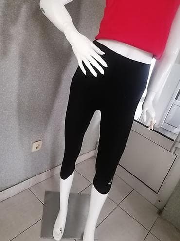 helanke nike pro: Ženske crne 3/4 helanke sa dekorativnim leptirima - Dužina do ispod — 3