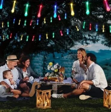 piksle za dvoriste: SOLARNA VODOOTPORNA DEKORACIJA LAMPIONA (5 METARA) Sjajan način kako — 2