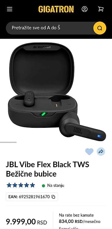 bluetooth iqos 2.4 plus: "JBL Vibe Flex bele boje TWS bežične bubice-Harman Kardon®. - JBL — 1