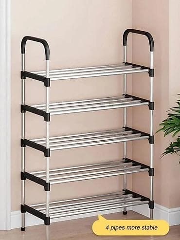 polica za igracke: Cipelarnik sa 5 polica Material: Galvanized Steel + PP Size: 99cm — 1