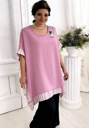 boho tunike: ✅Ženska tunika širokog kroja sa dekorativnim porubom
✅1700 din — 1