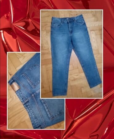 push up pantalone: Stradivarijus
MOM
38 velicina
Jednom obučene.
Nemaju oštećenja — 1