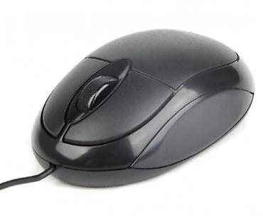 Žičani optički miš – crni - Standardna USB veza, Plug & Play (bez