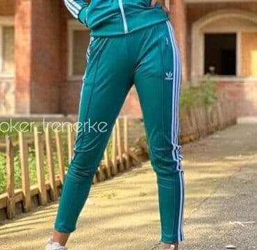 Women's Clothing: Ženske trenerke donj deo - Sportski komplet sa rajsferšlus jaknom i — 2