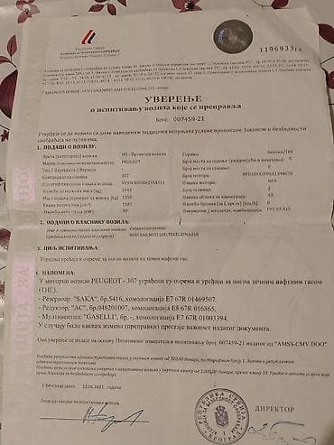 čelične felge polovne: Peugeot 307, 5 vrata, srebrna boja. Benzin/dizel nepoznato sa ručnim — 8