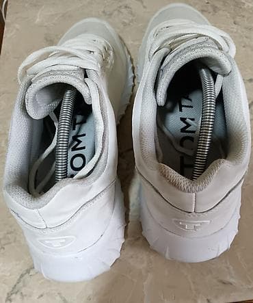 nike patike za odbojku: Tom Tailor muške patike – bele - Model: niskoprofilne patike sa — 4
