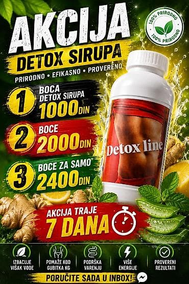 Lične stvari: **Detox line čaj + A1 L-Carnitine kapsule** Prirodni biljni program — 8