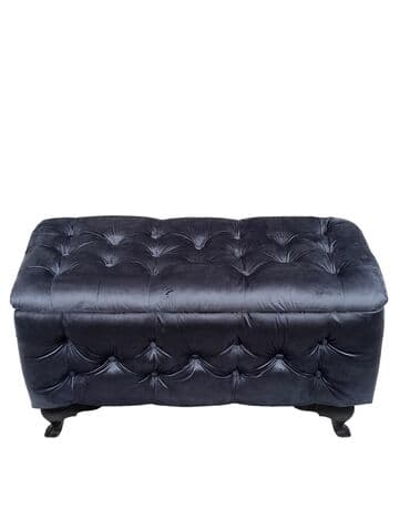 troset: Elegantni tapacirani sanduk 90x40x50, sa dugmićima, idealan za — 2