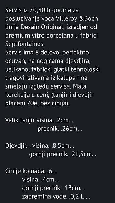 video igrice iz 80 tih: Servis Vukkeroy i Boch,Dessing Original iz 70,80ih.godina. Sve o — 3