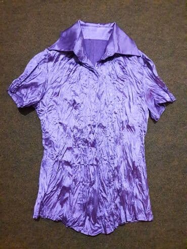 kaftan haljine za plazu new yorker: M (EU 38), Satin, Single-colored, color - Purple — 1