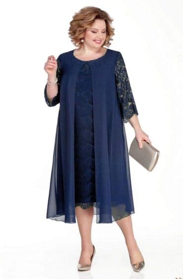 crne haljine do koljena: 2600 do 5xl — 5